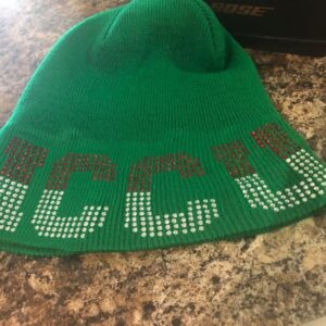 NCCU Rhinestone Skull Cap