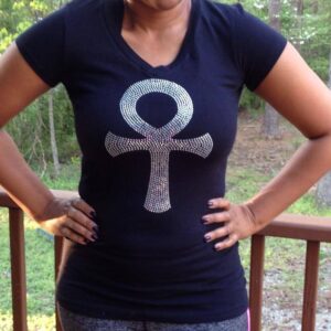 Ankh Rhinestone T-shirt