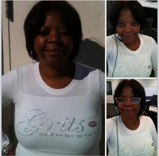 GRITS Rhinestone Long Sleeve T-Shirt