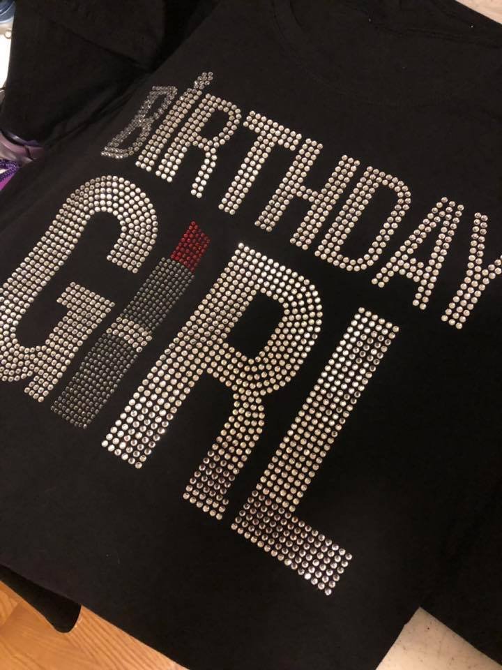 Birthday Girl Rhinestone T-Shirt